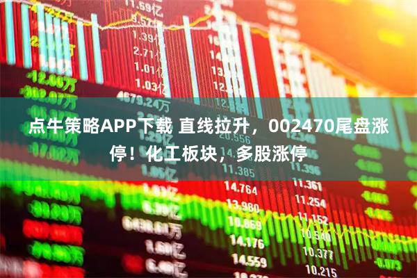 点牛策略APP下载 直线拉升，002470尾盘涨停！化工板块，多股涨停