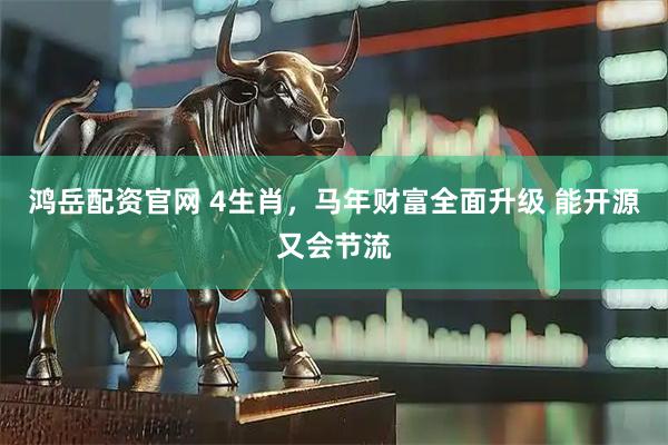 鸿岳配资官网 4生肖，马年财富全面升级 能开源又会节流